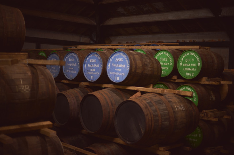 Whisky barrels