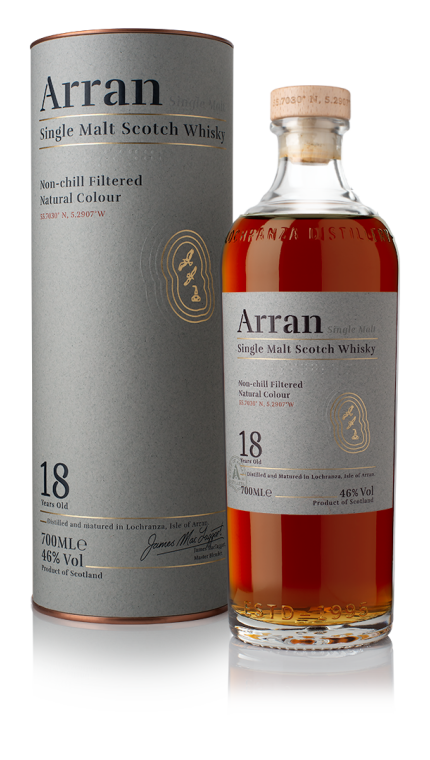 Arran 18 correct cork correct colour product detail rebrand