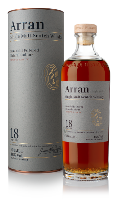 Arran 18 correct cork correct colour product listing rebrand