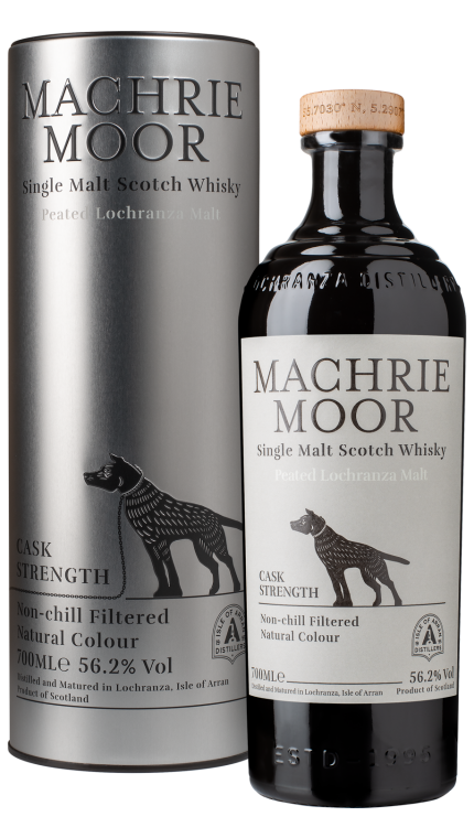 New arran machrie moor plm cask strength bottle tube no reflection png le1500 72dpi product detail rebrand