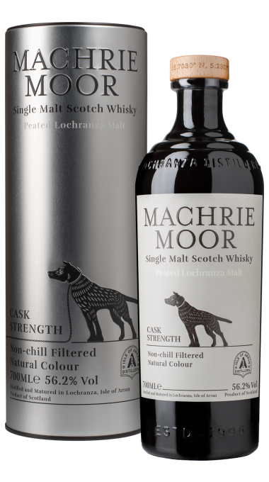 New arran machrie moor plm cask strength bottle tube no reflection png le1500 72dpi product listing rebrand
