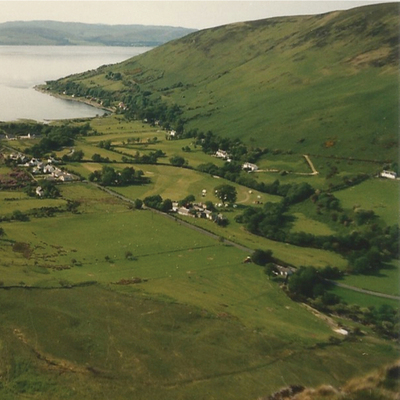 Lochranza from above 1990s